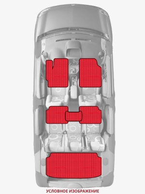 ЭВА коврики «Queen Lux» комплект для Ford Escort Mk4