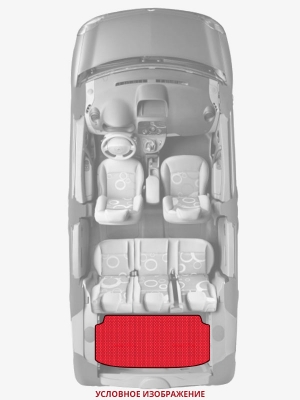 ЭВА коврики «Queen Lux» багажник для Dodge Dakota (3G)